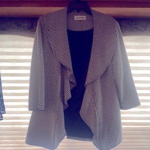 CALVIN KLEIN Excellent Condition SZ 8 swing  coat